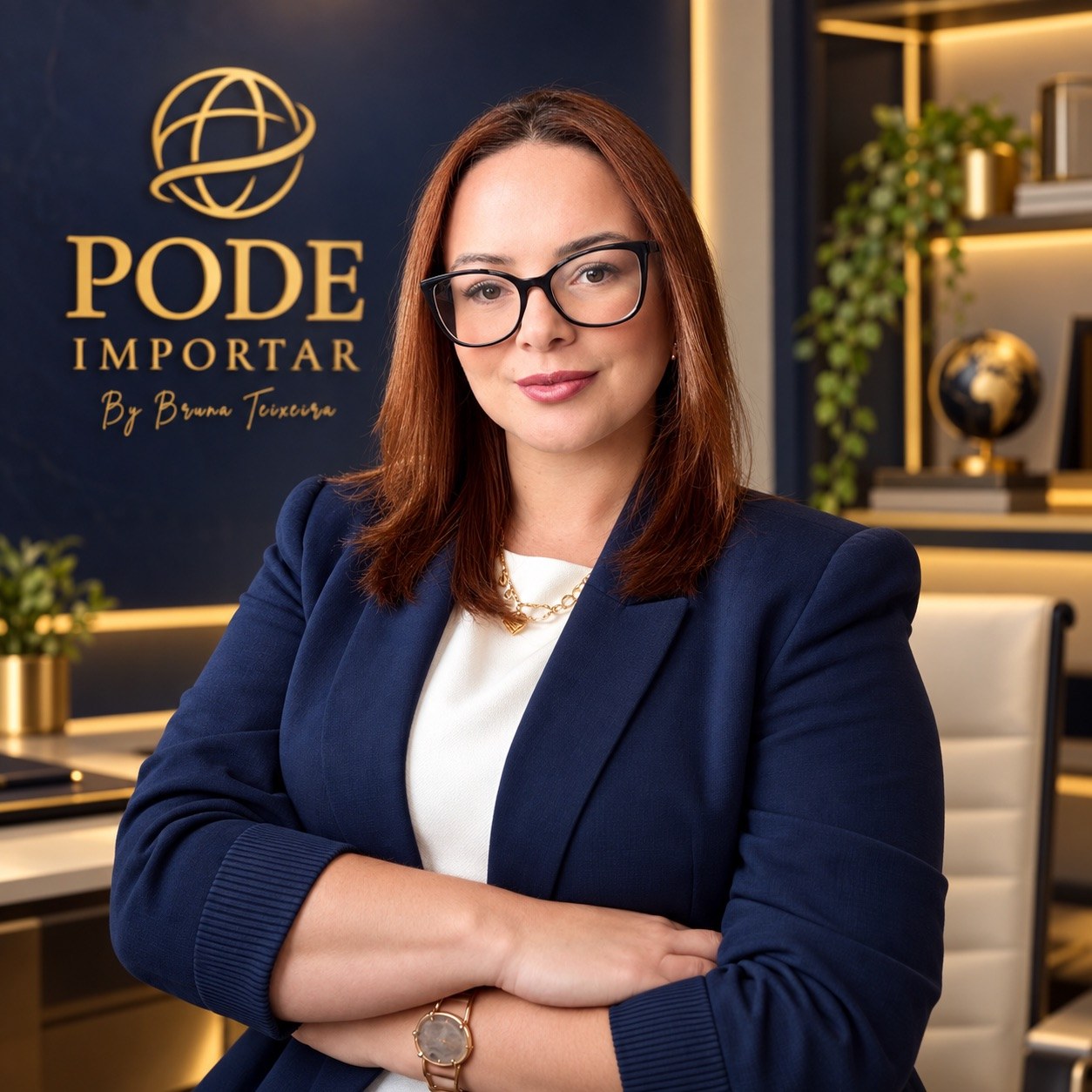 Bruna Teixeira, especialista em comércio exterior da Pode Importar
